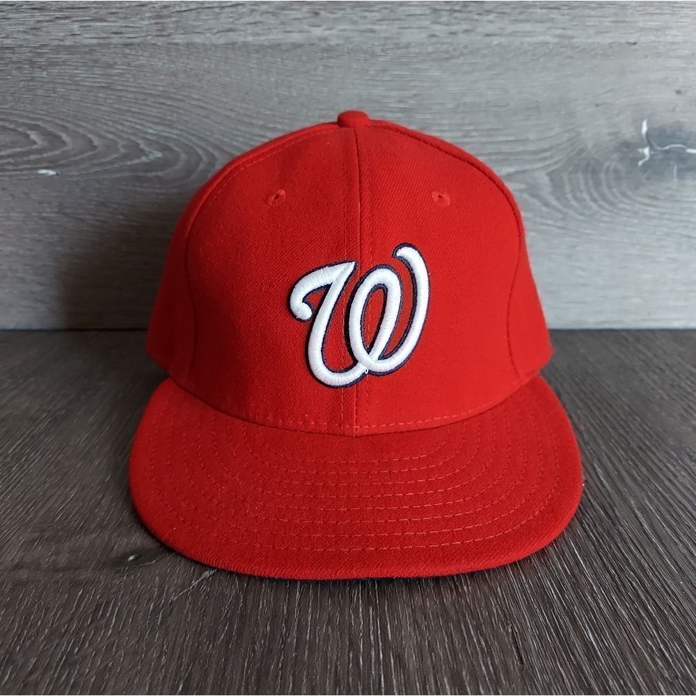 Washington Nationals New Era 59fifty Fitted Hat Men's Red  7 3/8